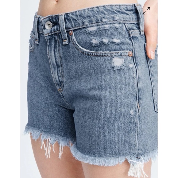 Rag & Bone Dre Shorts in Misha Destructed - Picture 5 of 12